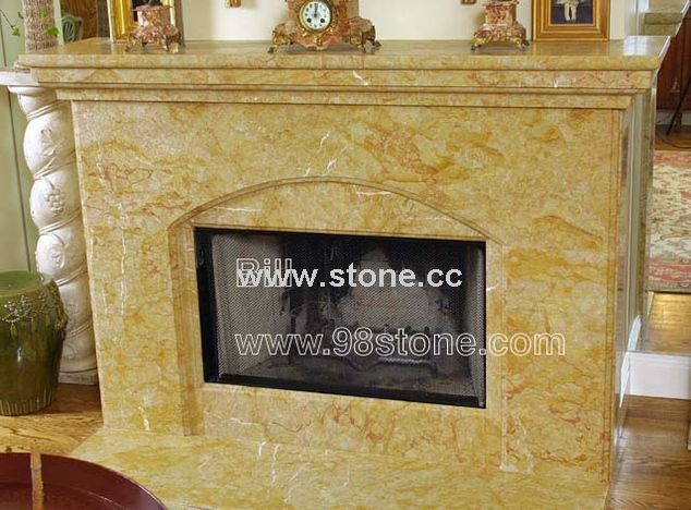 Granite Marble Fireplace Mantel