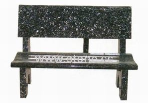 Carved Stone Table and Bench (BT-001) Carved Stone Table and Bench (BT-001)