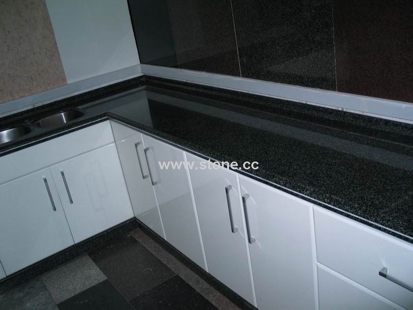 Countertop In Absolute Black Granite--Shanxi Black Countertop In Absolute Black Granite--Shanxi Black
