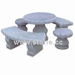 Stone Table and Bench