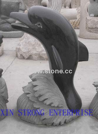 Dolphin Stone Sulpture (XSS-309) Dolphin Stone Sulpture (XSS-309)