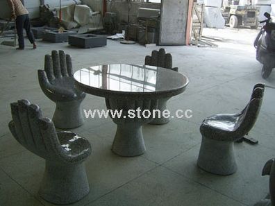 Stone Chair and Table (CL-YZ0014)