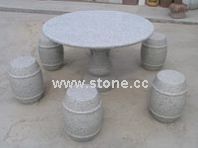 Granite Natural Stone Table & Seats(SZ-002)