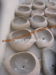 Natural Stone Basin, Flower Pot