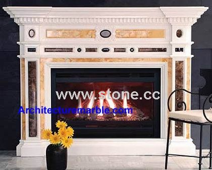 Marble Fireplace Mantels MSDF-001
