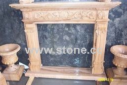 Marble, Sandstone Fireplace Marble, Sandstone Fireplace