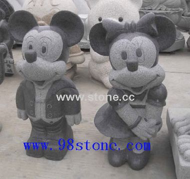 Mickey Mouse Granite Sculpture Mickey Mouse Granite Sculpture