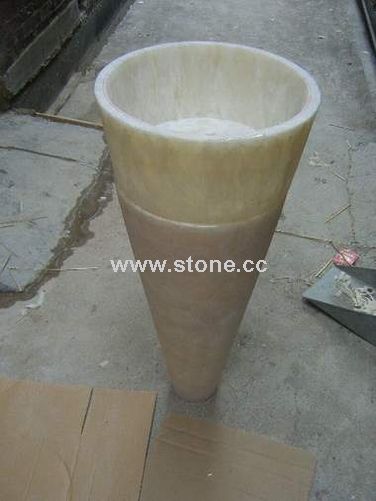 Honey Onyx Washbasin,Stone Sink,Stone Washbasin