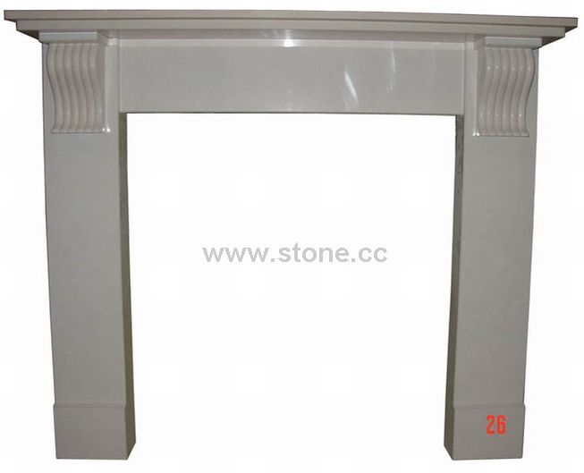Fireplace In Lightweight Marble/Granite (SJ-FPM07)