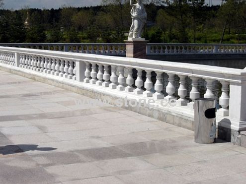 Carved Stone Handrail (CLM-006)