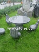 Marble Tables and Chairs