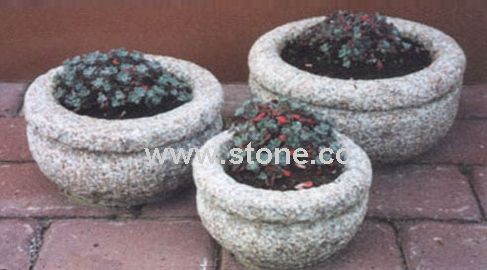 Granite Flower Pot Granite Flower Pot