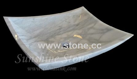 Stone Sink, Carrara Mona Design Sink (DS-49) Stone Sink, Carrara Mona Design Sink (DS-49)