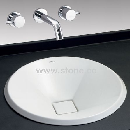 Ceramic Basin and Marble Sink