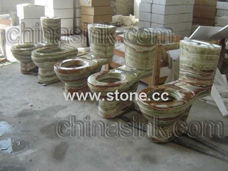 Green Onyx Toilet and Bidet (ST-04)