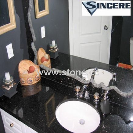 Granie Vanity Top - Black Galaxy Granie Vanity Top - Black Galaxy