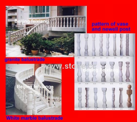 Marble Balustrade, Stone Baluster, Granite Baluster Marble Balustrade, Stone Baluster, Granite Baluster