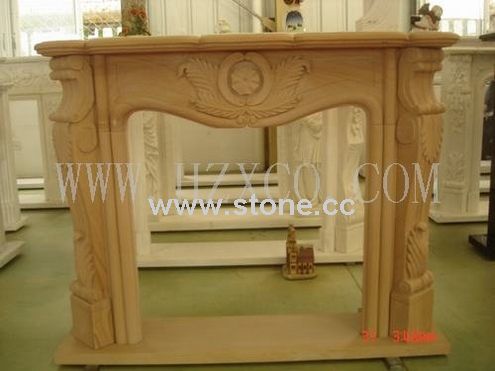 Sandstone Fireplace