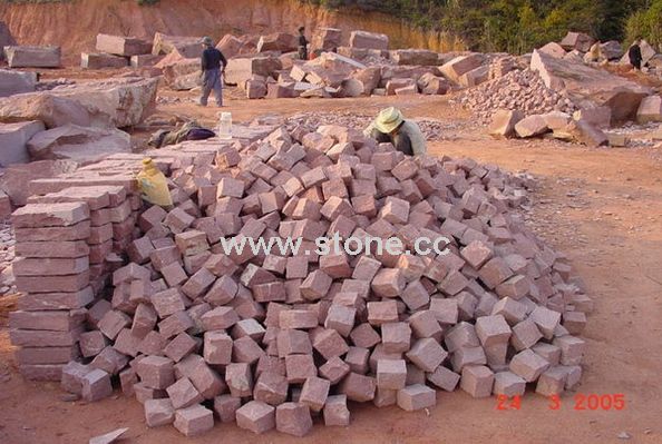 Red Granite Paving Stone