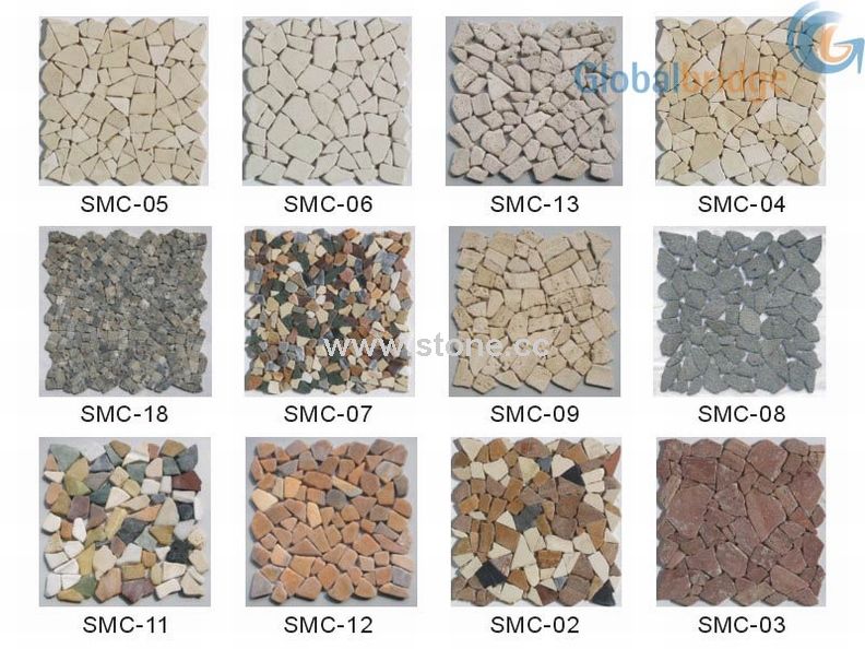 Crushed Marble Mosaic Tile Crushed Marble Mosaic Tile