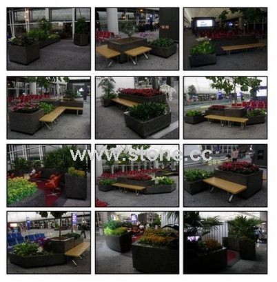 Hongkong New Airport Flower Trough Hongkong New Airport Flower Trough