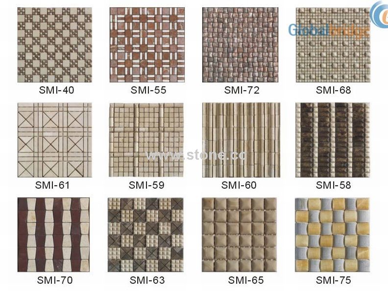 Marble Mosaic Tile(Irregular Mixture-2) Marble Mosaic Tile(Irregular Mixture-2)