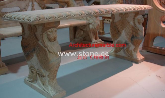 Hand Carved Marble Table MBC-004