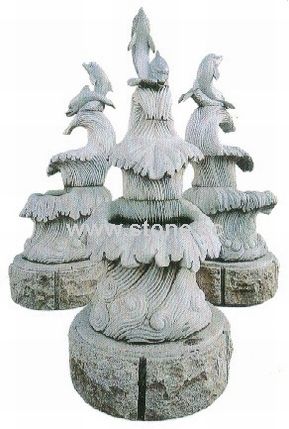 Carving Fountain For Garden And Park Decoration (CHV-08) Carving Fountain For Garden And Park Decoration (CHV-08)