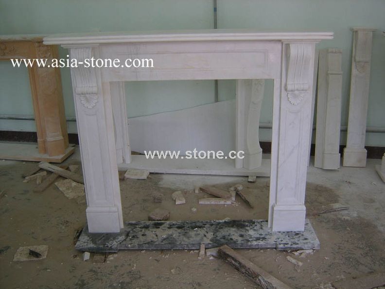 Granite Marble Fireplace Mantel