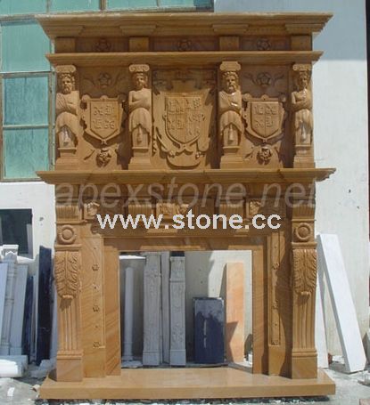 Marble Fireplace (Hennan Beige) Marble Fireplace (Hennan Beige)
