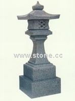 Stone Tombstone Lantern in Japanese Style Stone Tombstone Lantern in Japanese Style