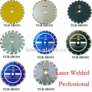 Laser Welded Diamond Saw Blade (YGR-SB03/04) Laser Welded Diamond Saw Blade (YGR-SB03/04)