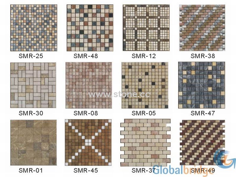 Marble Mosaic Tile(Rregular Mixture) Marble Mosaic Tile(Rregular Mixture)