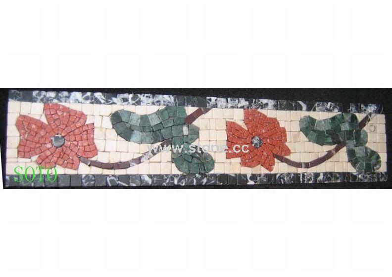 Stone Mosaic Border (SB3-23)