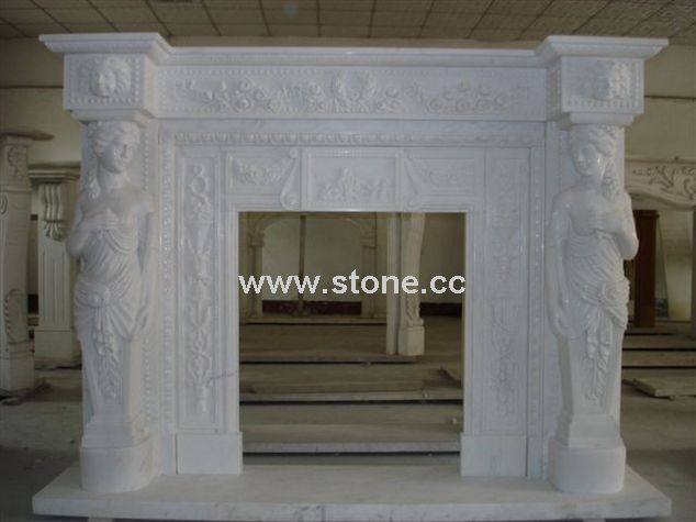 Marble Carving -Fireplace (YHBL1466)