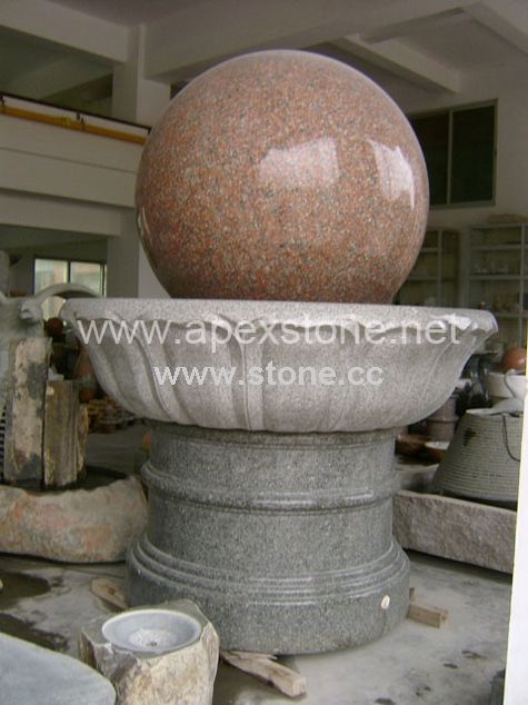 Granite Fountain Ball, Marble Sphere Granite Fountain Ball, Marble Sphere
