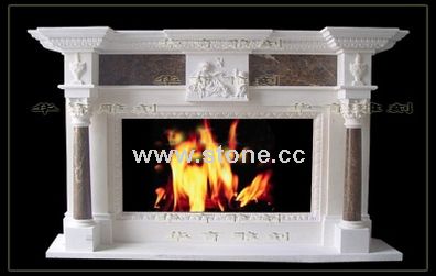 Marble Fireplace (HYBL-O27) Marble Fireplace (HYBL-O27)