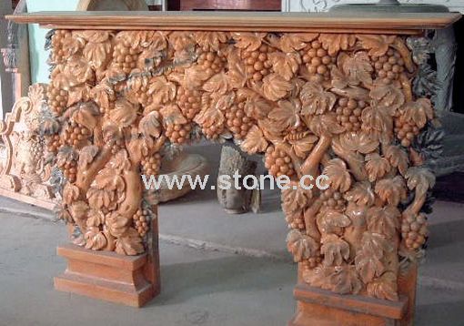 Stone Carving_Fireplace Mantels