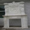 Carving fireplace