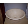 Solid Travertine Sink V-Shaped