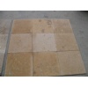 Yellow Limestone Brushed + Broken edges