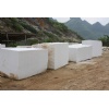 White crystal marble block