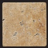 Gold travertine tumbled stone