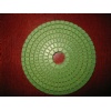 Flexible diamond wet polishing pads