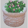 Stone flowerpot