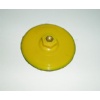Plastic holder for polishing pads
