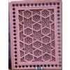 Stone Lattice Fence Design