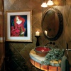 Rustic Gold Slate, Honey Onyx Vanity