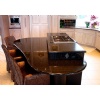 Black Galaxy Granite Kitcen Island