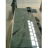 Green jadeite granite